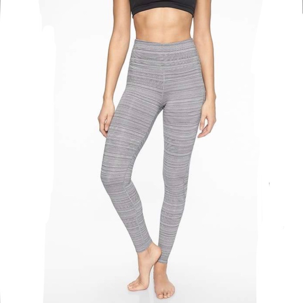 Athleta High Rise Jacquard Chaturanga Tight